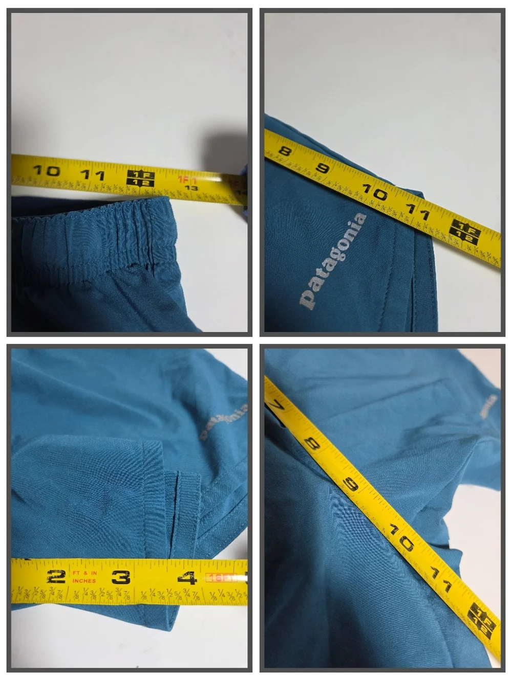 Patagonia Turquoise Athletic Shorts Size XL 14 Girls Trailfarer